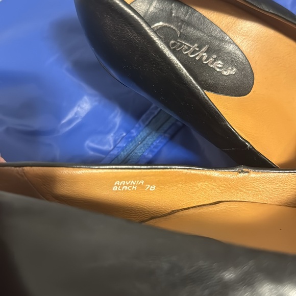 Black thick heel shoes, comfortable cushion, size 7/8 - Picture 4 of 5